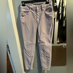 We The Free Lilac Button-Fly High Rise Jeans size 27